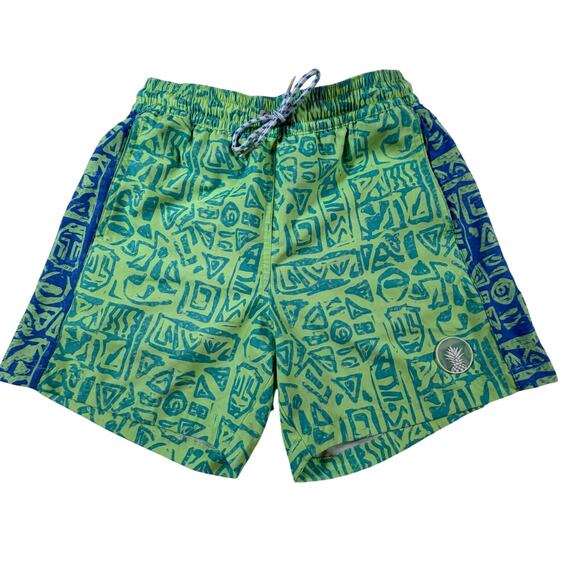 Chubbies "The Shakedowns" 5.5" Inseam Swim Trunks Mesh Liner Green Men’s Sz Sm - Picture 1 of 4